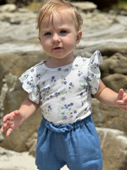 lucy shorts in blue