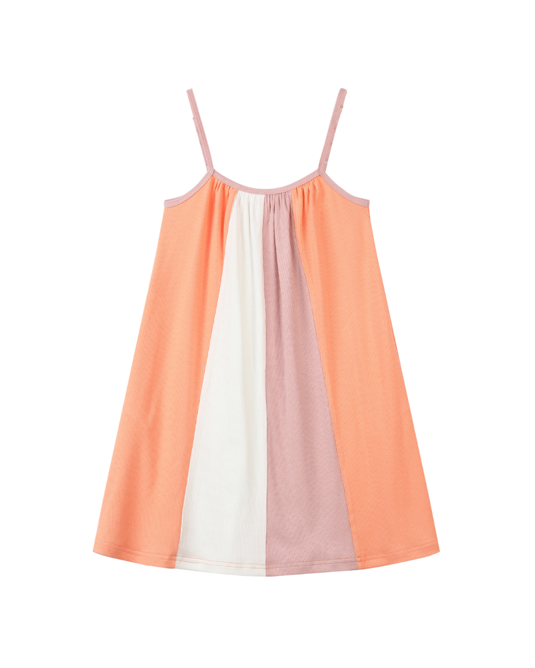 ruby dress in pink/peach/cream