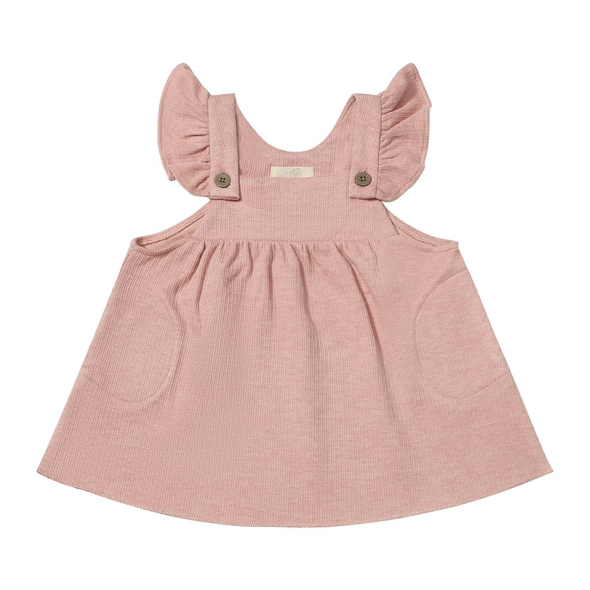 Opal Pinafore Dress in Rose