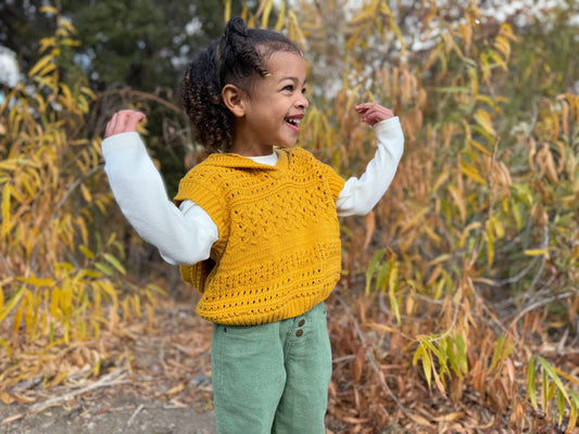 Mabel Vest in Gold