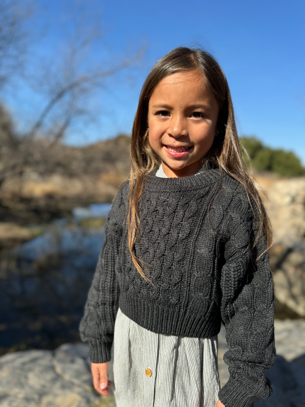 Molly Sweater in Charcoal