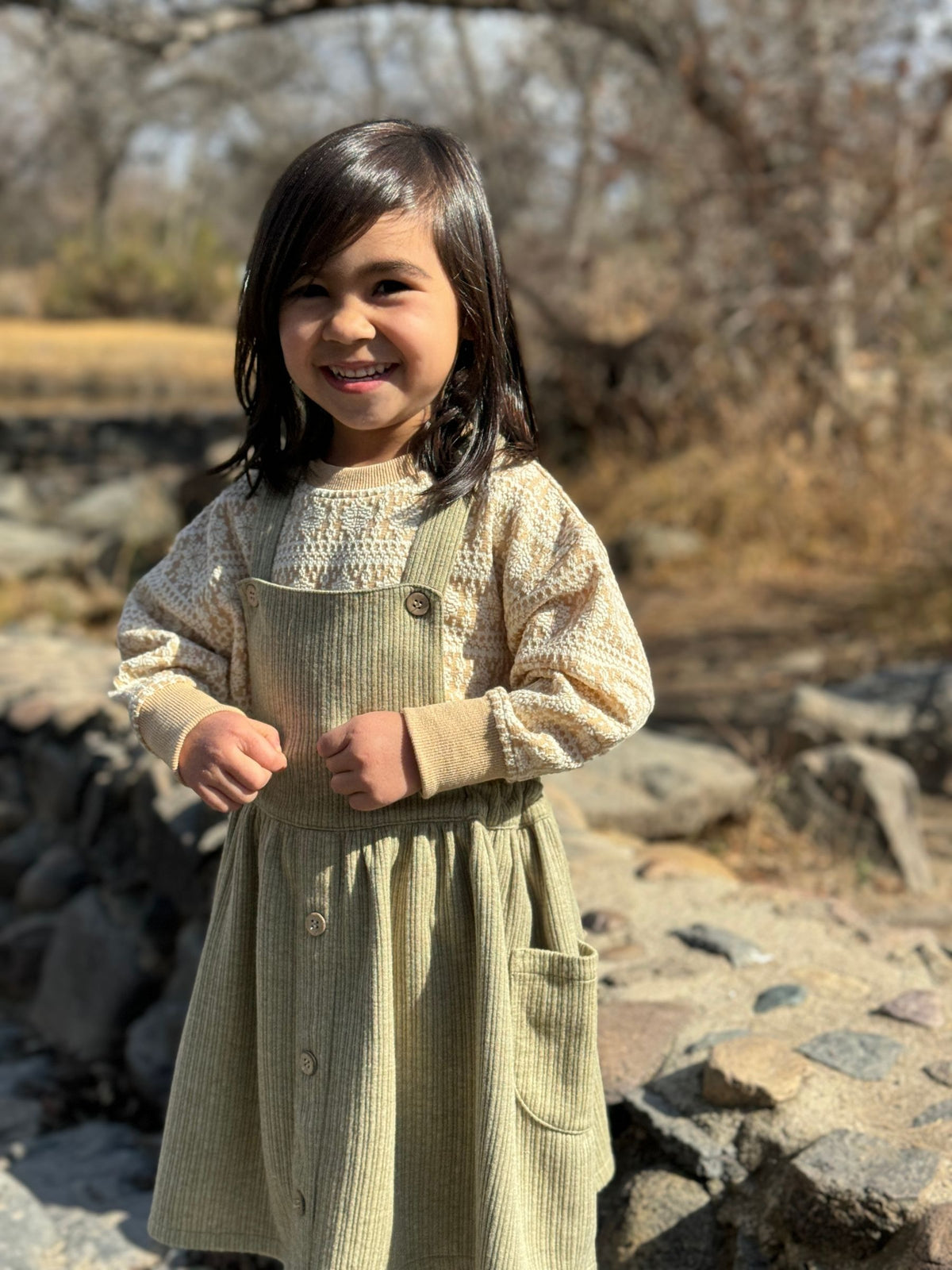 Myla Sweatshirt in Oatmeal Snowflake