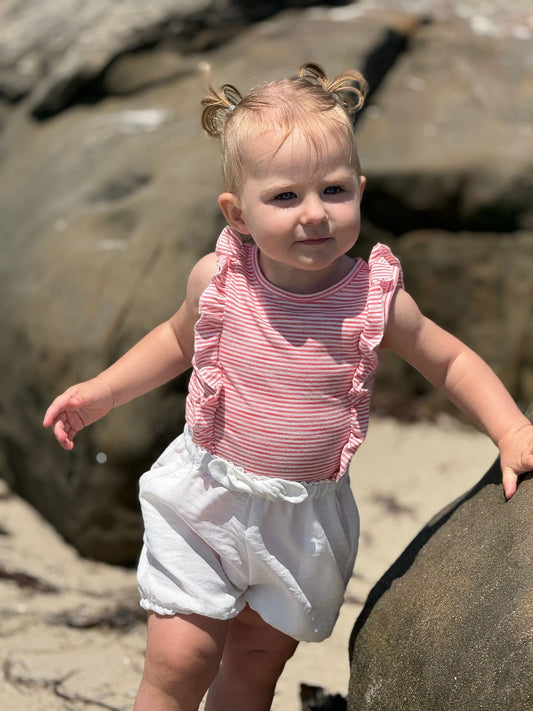 lucy shorts in ivory