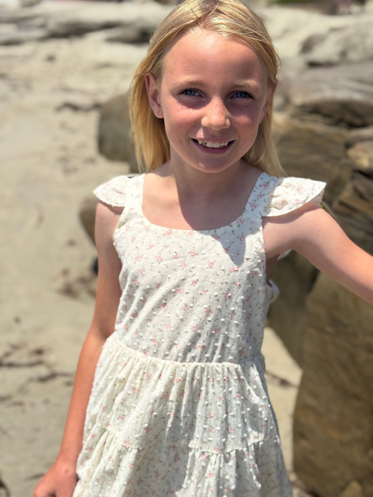 emmie dress in sweet pink floral