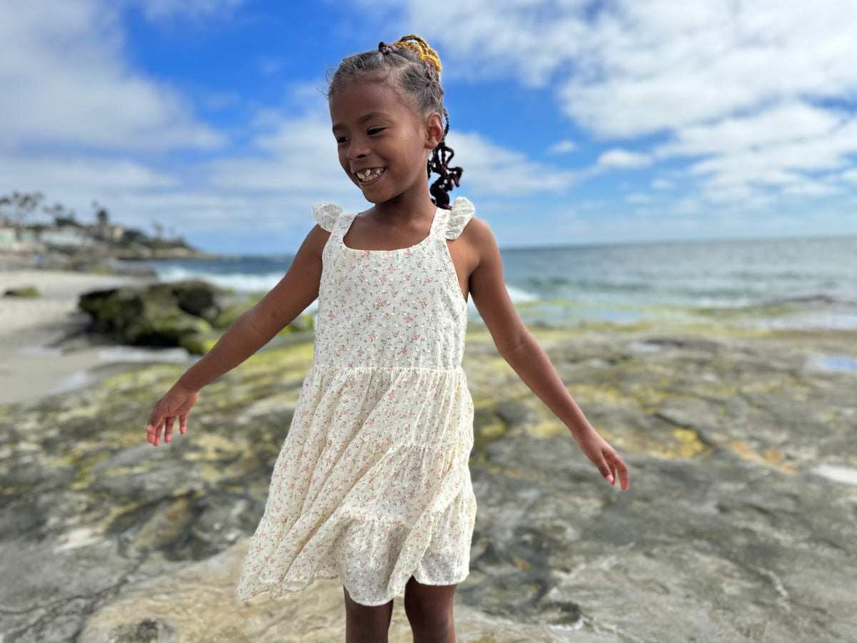 emmie dress in sweet pink floral