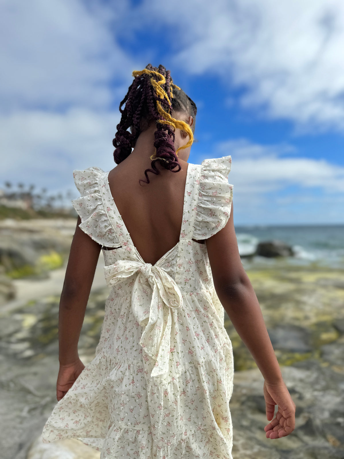 emmie dress in sweet pink floral