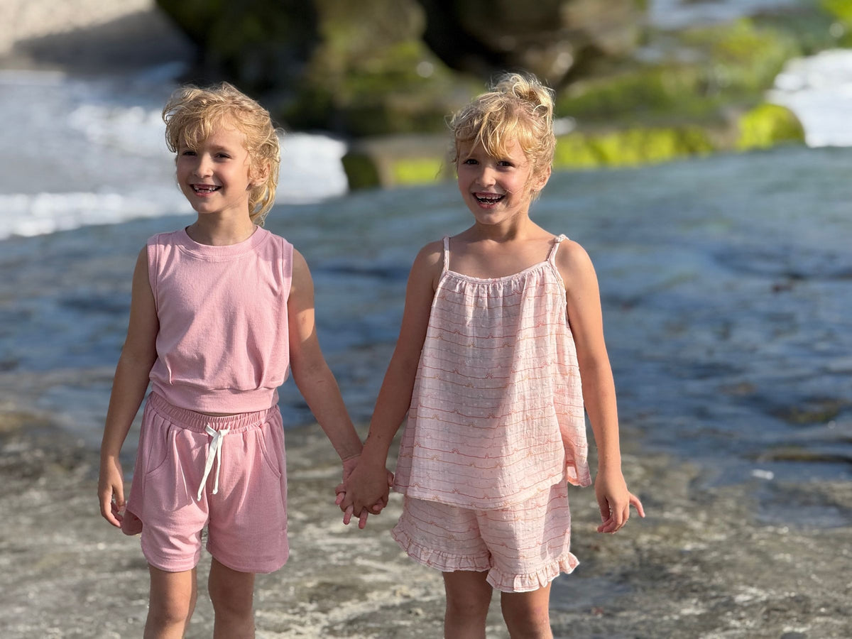 danny top in pink rib