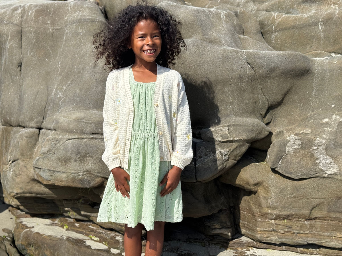 sophie cardigan in flowers