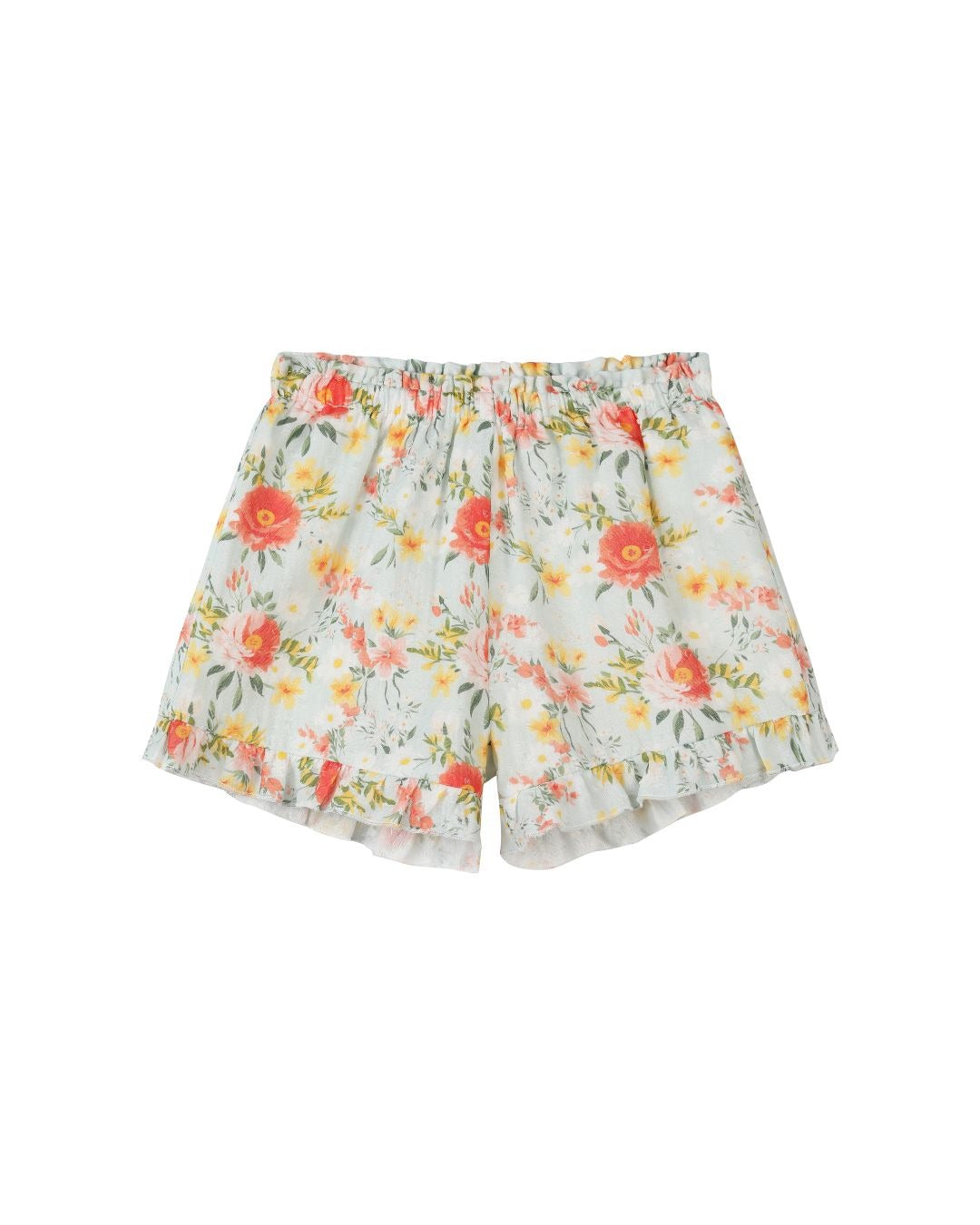 mila shorts in retro roses