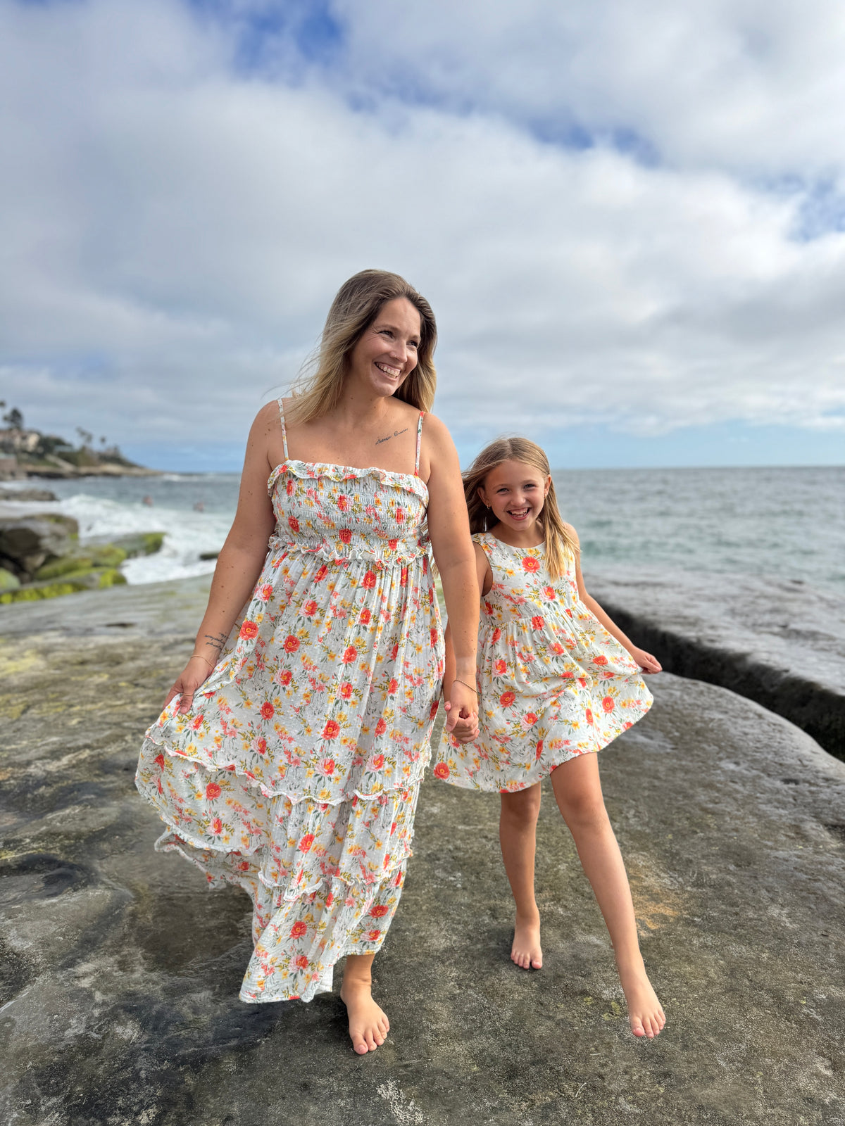nancy dress in retro roses