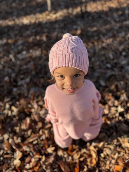 Maddy hat in rose