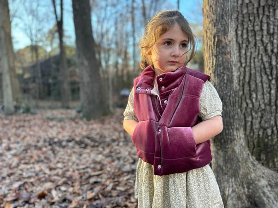 Parker Vest in Cranberry