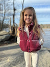 Parker Vest in Cranberry