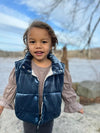 Parker Vest in Teal