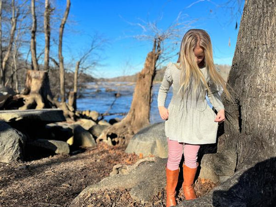 Kathleen Legging in Dusty Rose