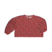  Hannah Blouse in Cranberry Floral
