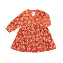  Juniper Dress in Embroidered Orange