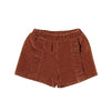 Paisley Shorts in Rust