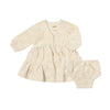 Juniper Dress in Embroidered Ivory