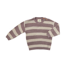  Saylor Sweater in Lavender Stripe