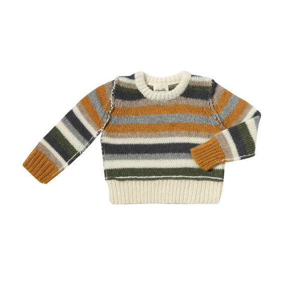 Donna Sweater in Gold Stripe