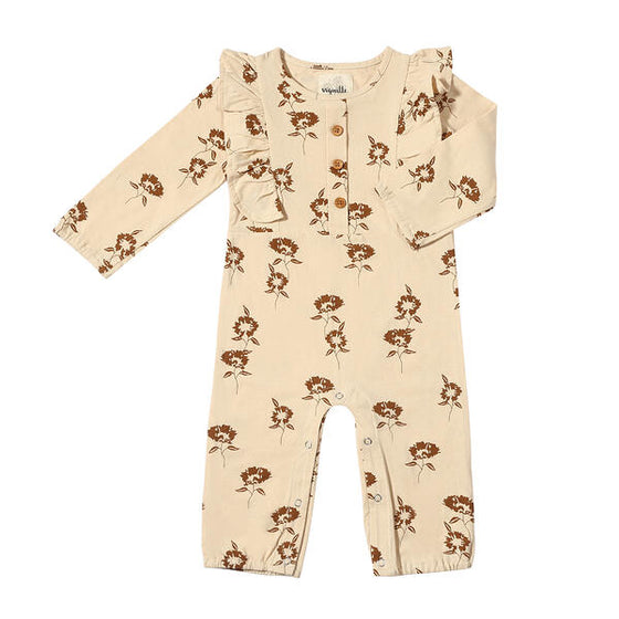 Alaya Romper in Cocoa Dandelion