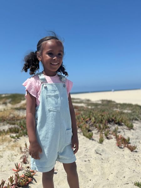 Libby Overalls in Light Blue