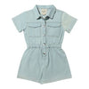 Addison Romper in light Denim
