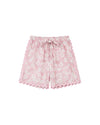 madison shorts in pink large floral