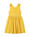 tilly dress in yellow eyelet