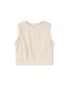 danny top in cream rib