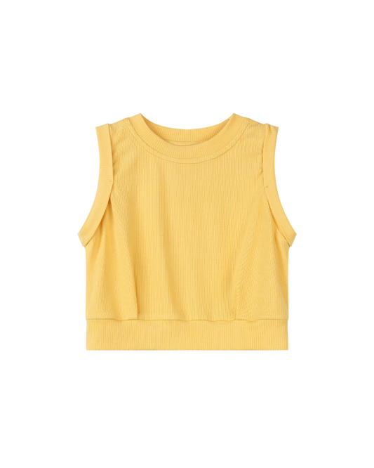 danny top in gold rib
