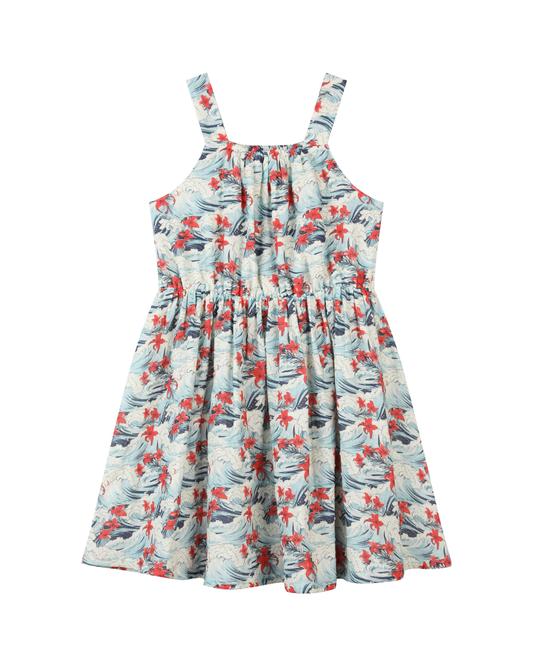 sloane dress in hawaiian waves