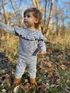 Anna Pants in Blue Knit - LM