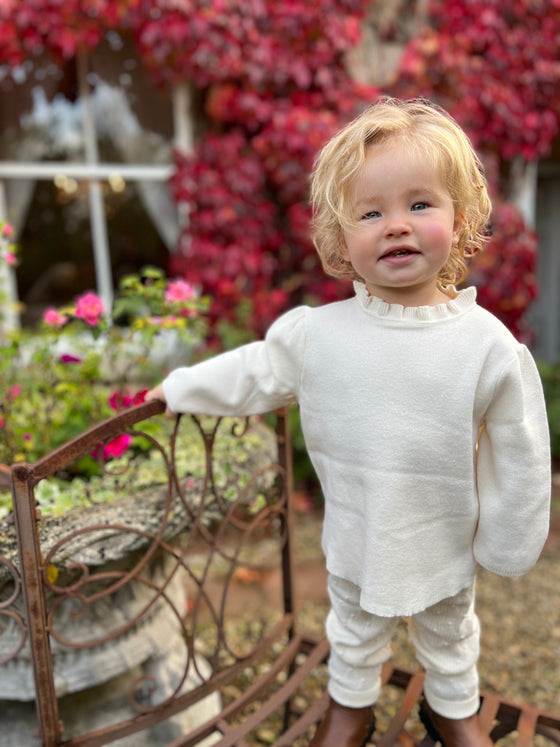 Herda Sweater in Ivory - LM