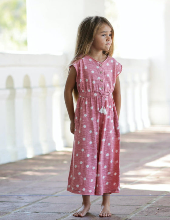Pink Polka Dot Jumpsuit - LM