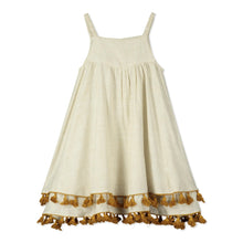  Gold Stripe Tassel Dress - LM