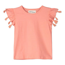  Pink Tassel Sleeve Top - LM