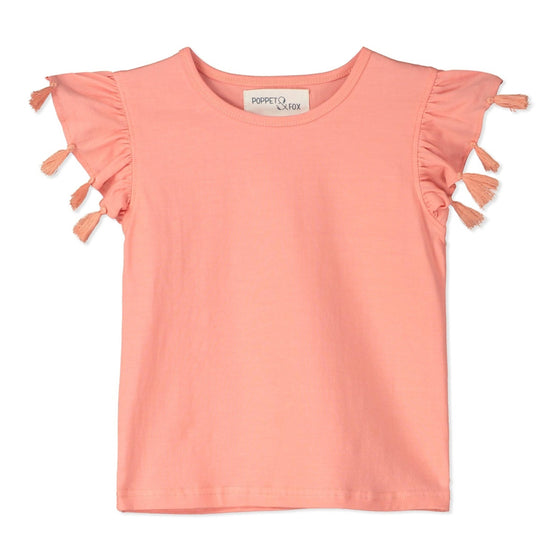 Pink Tassel Sleeve Top - LM