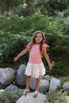 Pink Tassel Sleeve Top - LM