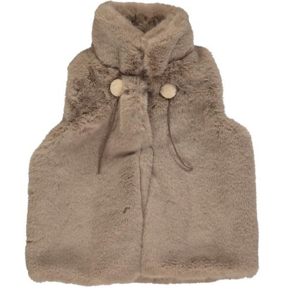 Margo vest in taupe