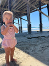 Karter Onesie in Pink Stripe