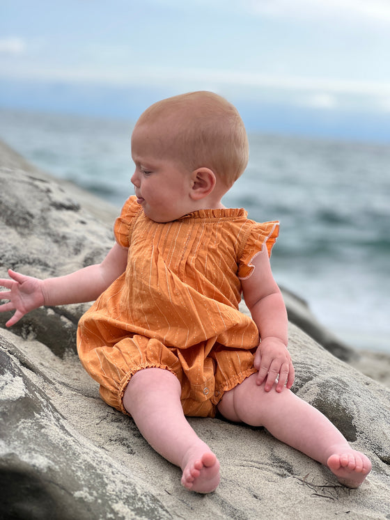 Tamsin Bubble in Orange Stitch