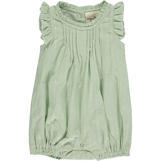 Tamsin Bubble in Green Stitch