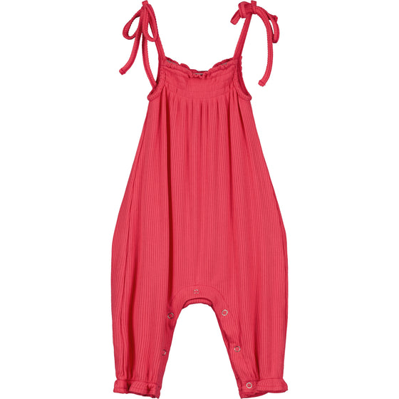Victoria Romper in Coral Rib