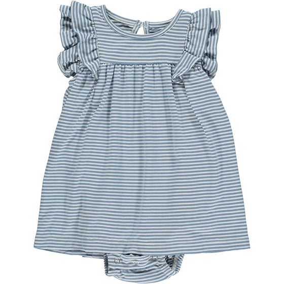 Jenn Dress in Blue Stripe