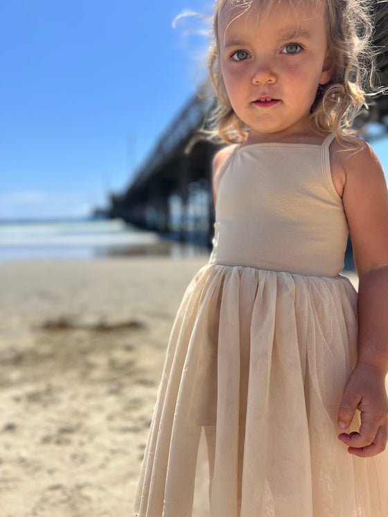 Kaia Tutu Dress in Oatmeal