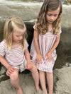 Esme Top in Lavender Stripe