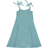Tori Dress in Aqua Rib
