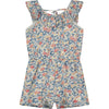 Kathy Romper in Blue Floral